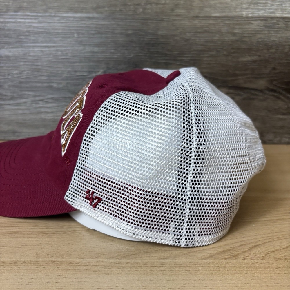 Minnesota‎ Golden Gophers Hat Cap Snap Back Womens Maroon Gold '47 - Picture 4 of 9